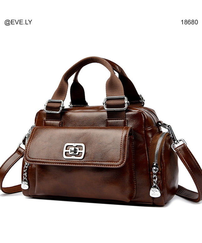 سِمات | حقيبة يد وكتف جلد