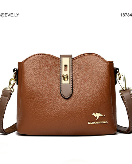 لٌونــا | حقيبة كتف جلد