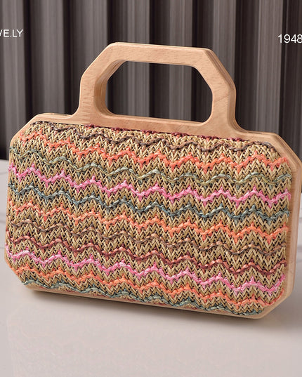 ريڤانا | حقيبة اليد بإطار خشبي