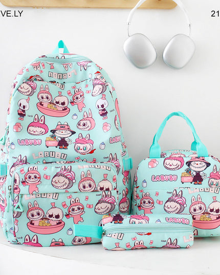 طقم حقائب لابوبو المدرسي - 3 قطع
