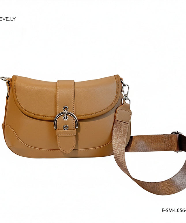 ريما | حقيبة كتف جلد بقلاب